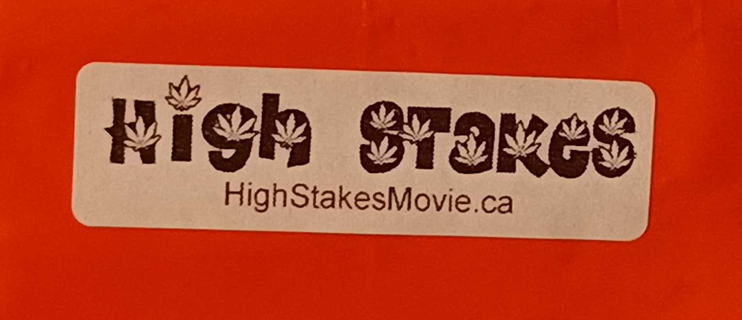&ldquo;High Stakes&rdquo; logo sticker